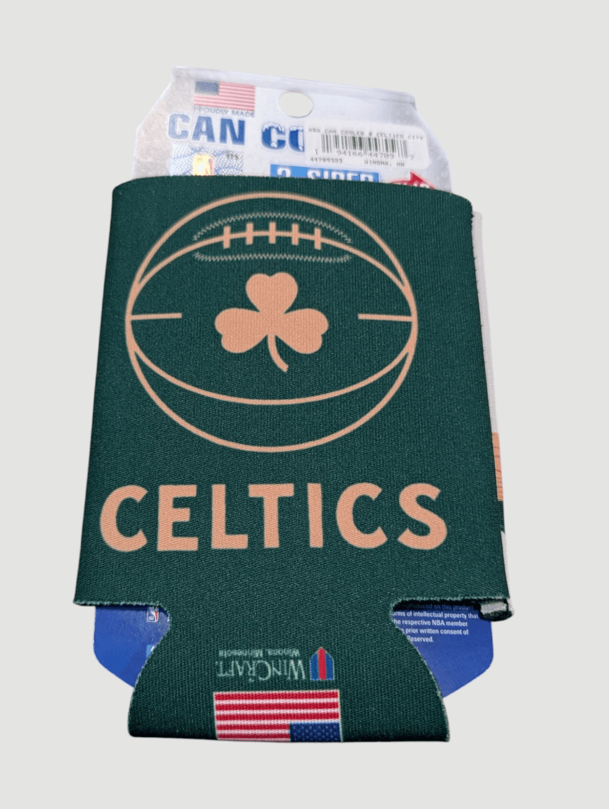 Boston Celtics Can Koozie - Available at Carrot Stick Sports