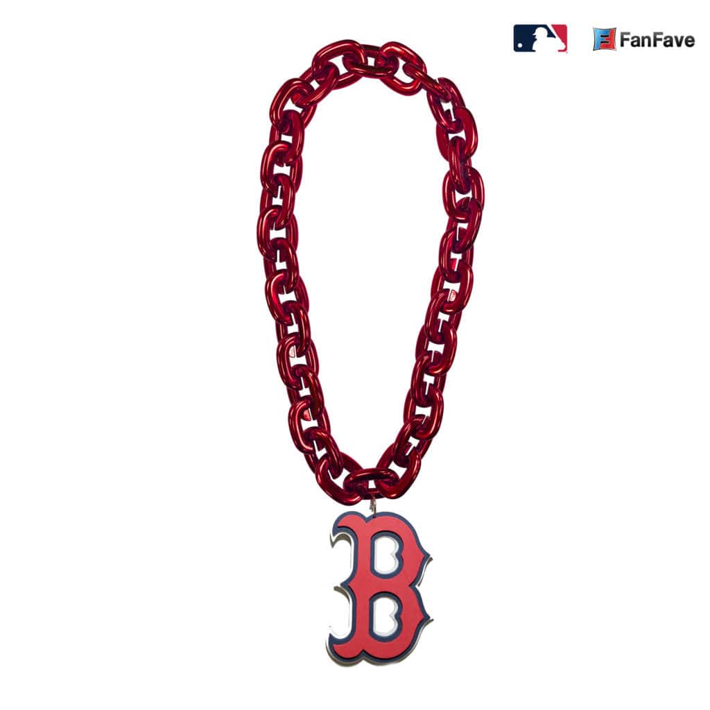 Boston Red Sox Fan Chain Necklace - Available at Carrot Stick Sports