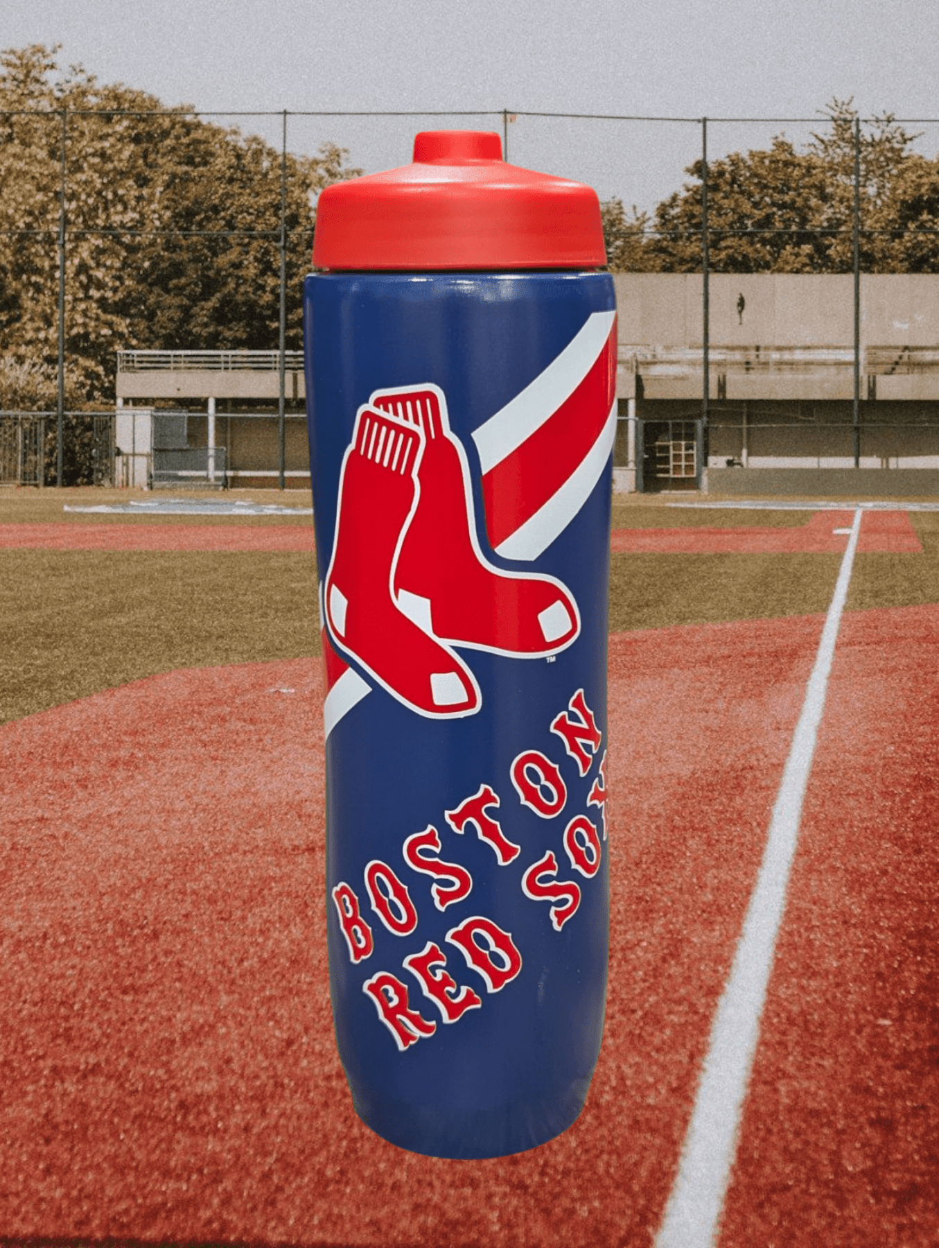 Boston Red Sox Squeezy Water Bottle Barware - Available at Carrot Stick Sports