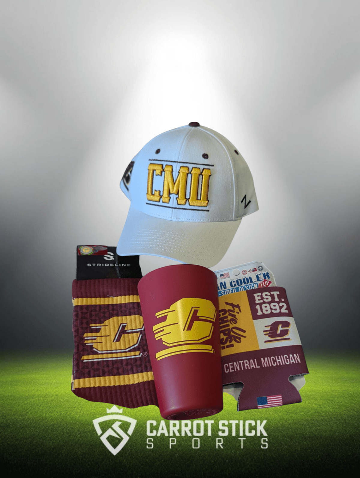 Central Michigan Chippewas "Fire Up Chips" Bundle Bundle - Available at Carrot Stick Sports