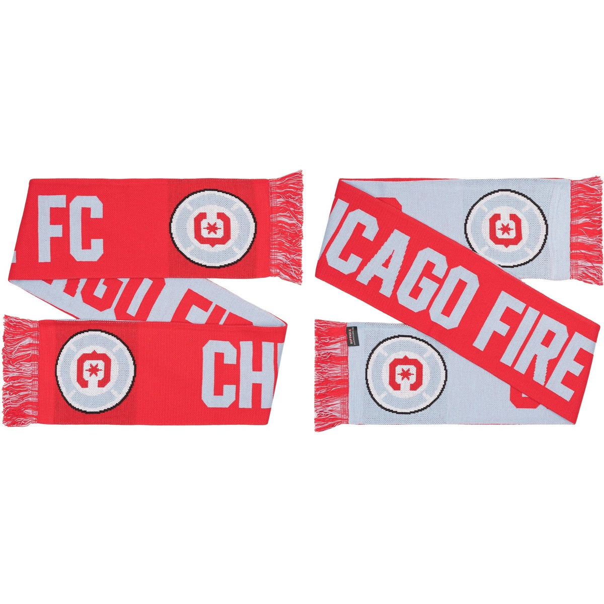 Chicago Fire Two Tone Soccer Scarf Scarf - Available at Carrot Stick Sports