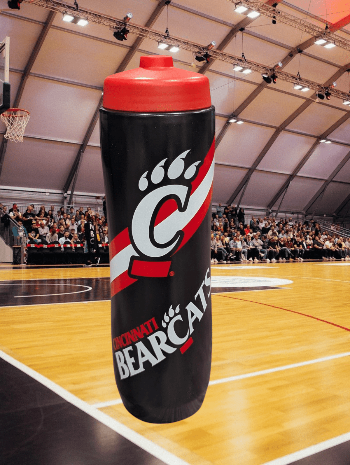 Cincinnati Bearcats Squeezy Water Bottle Barware - Available at Carrot Stick Sports