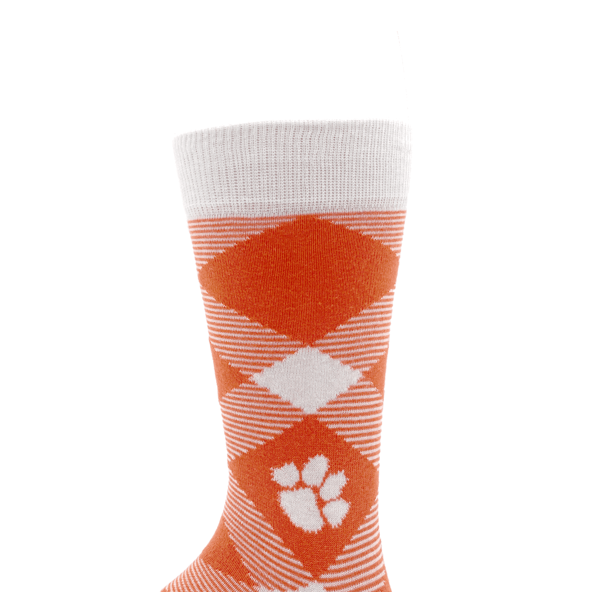 Clemson Tartan Socks Socks - Available at Carrot Stick Sports