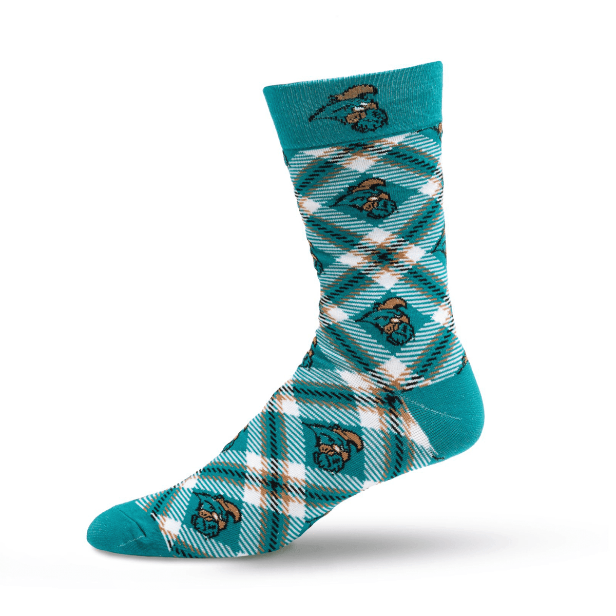 Coastal Carolina Tartan Socks Socks - Available at Carrot Stick Sports