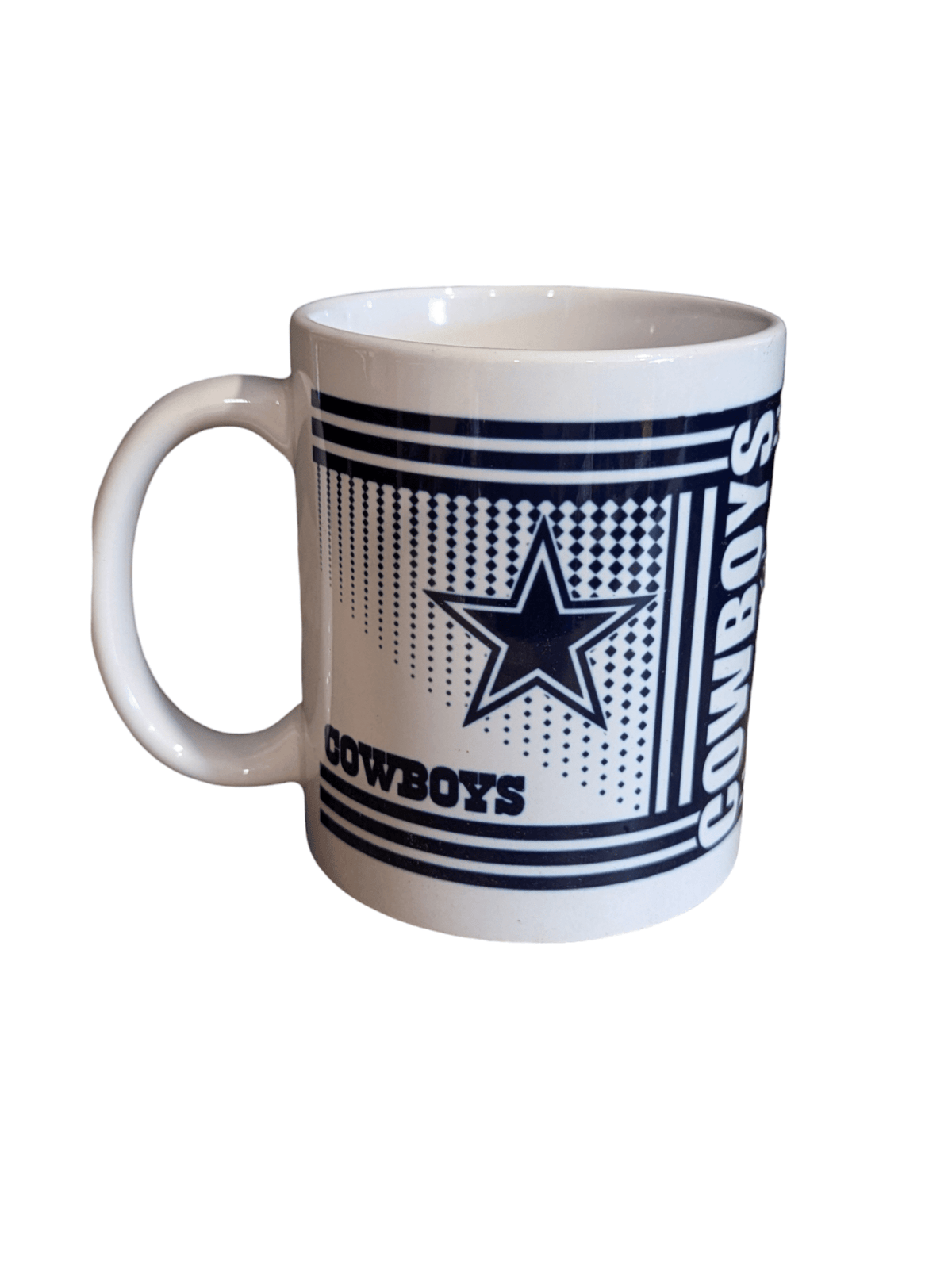 Dallas Cowboys Logo 11 oz Ceramic Coffee Mug Barware - Available at Carrot Stick Sports
