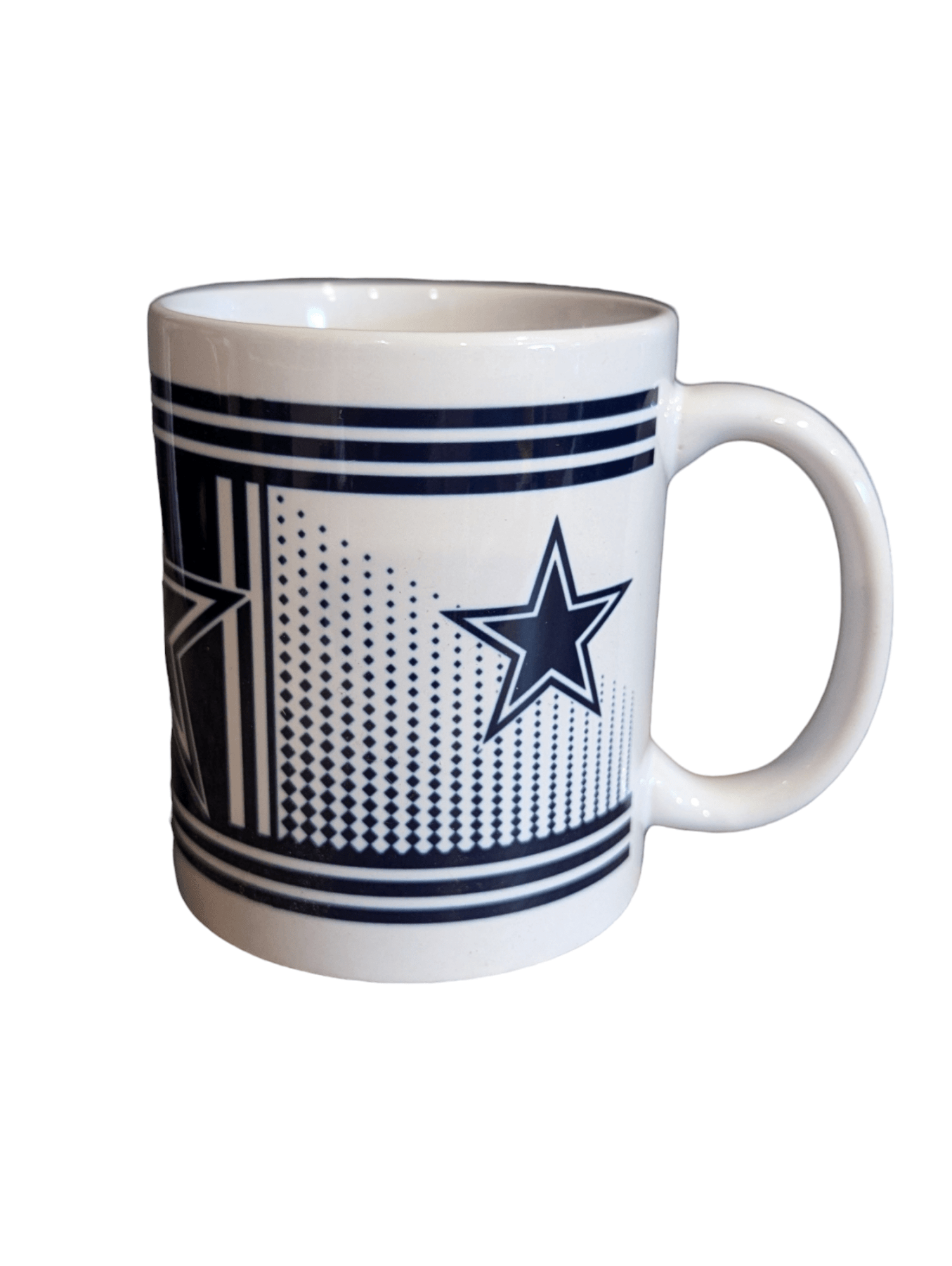 Dallas Cowboys Logo 11 oz Ceramic Coffee Mug Barware - Available at Carrot Stick Sports