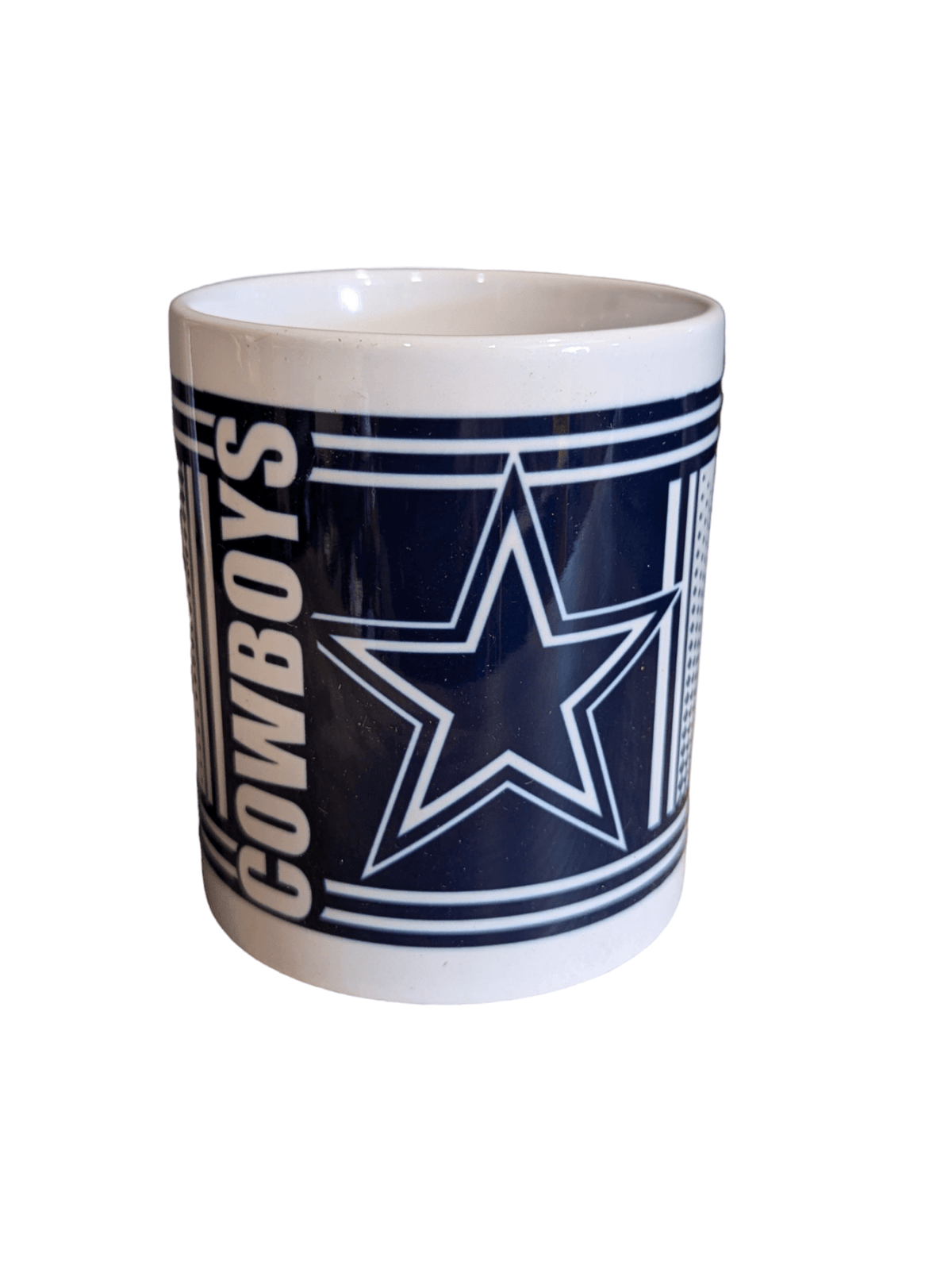 Dallas Cowboys Logo 11 oz Ceramic Coffee Mug Barware - Available at Carrot Stick Sports