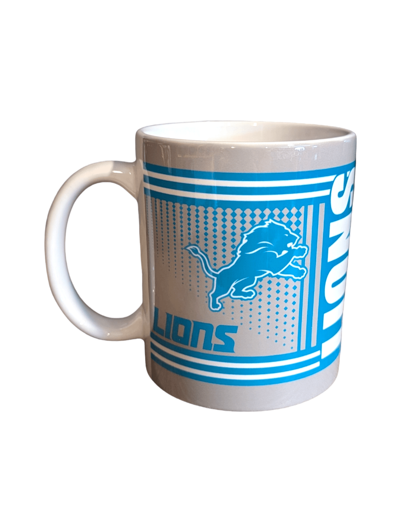 Detroit Lions Logo Coffee Mug with Unique Design Barware - Available at Carrot Stick Sports