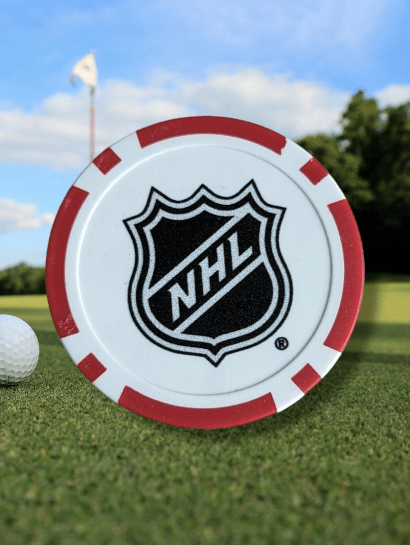 Detroit Red Wings Poker Chip Marker Golf Gear - Available at Carrot Stick Sports