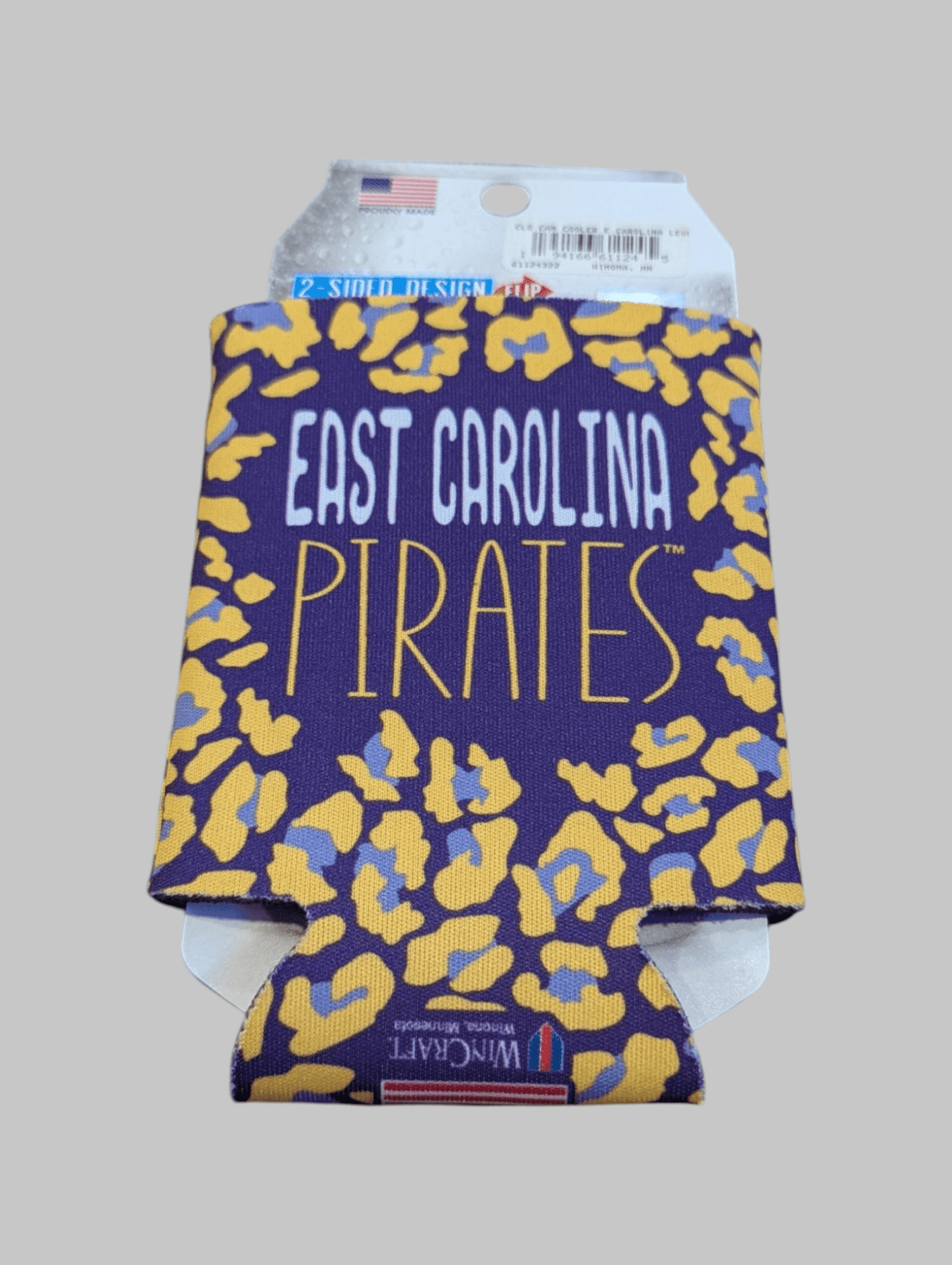 East Carolina University Pirates Can Koozie Koozies - Available at Carrot Stick Sports