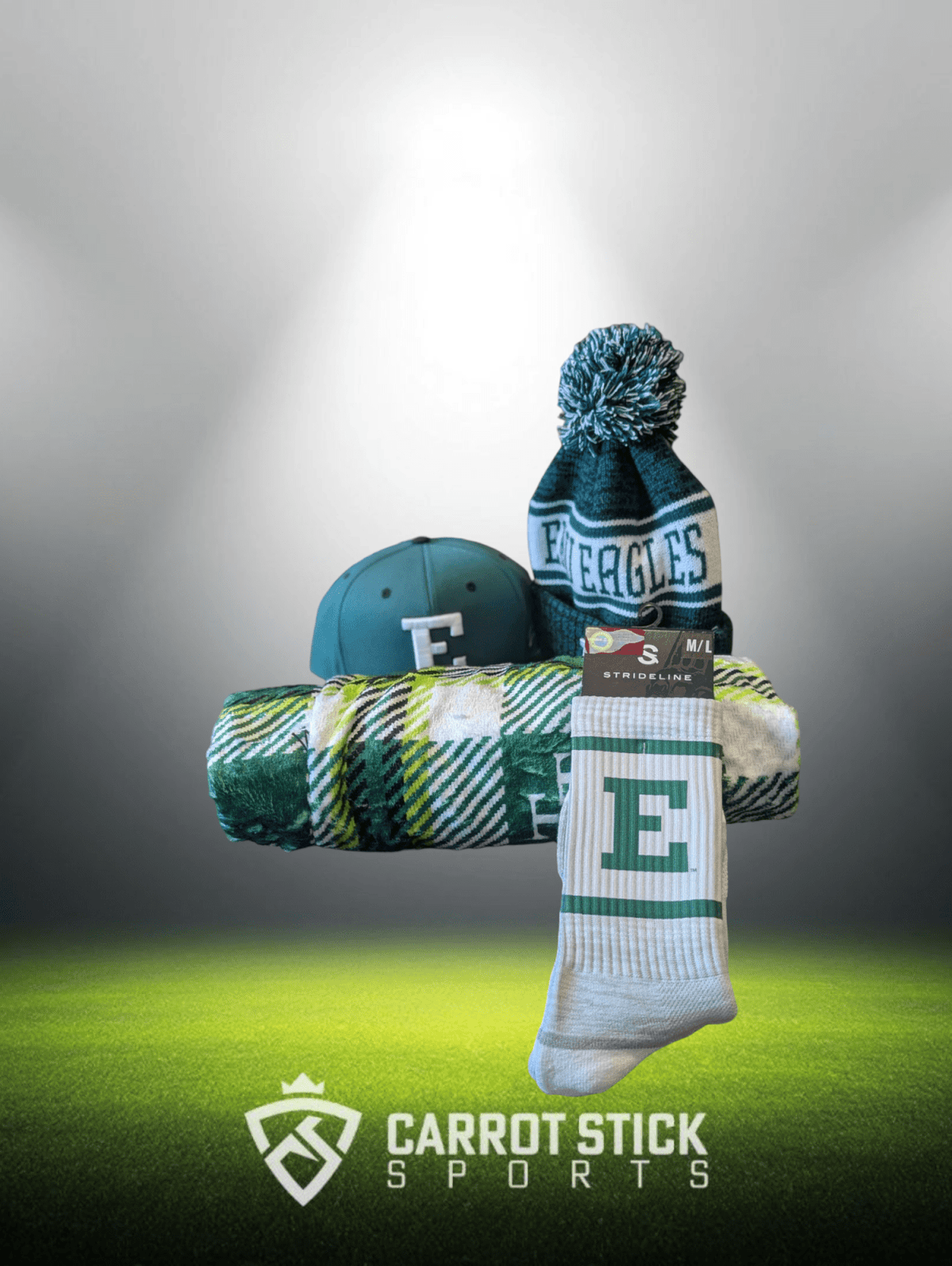 Eastern Michigan Eagles "Cozy Fan Pack Bundle - Available at Carrot Stick Sports