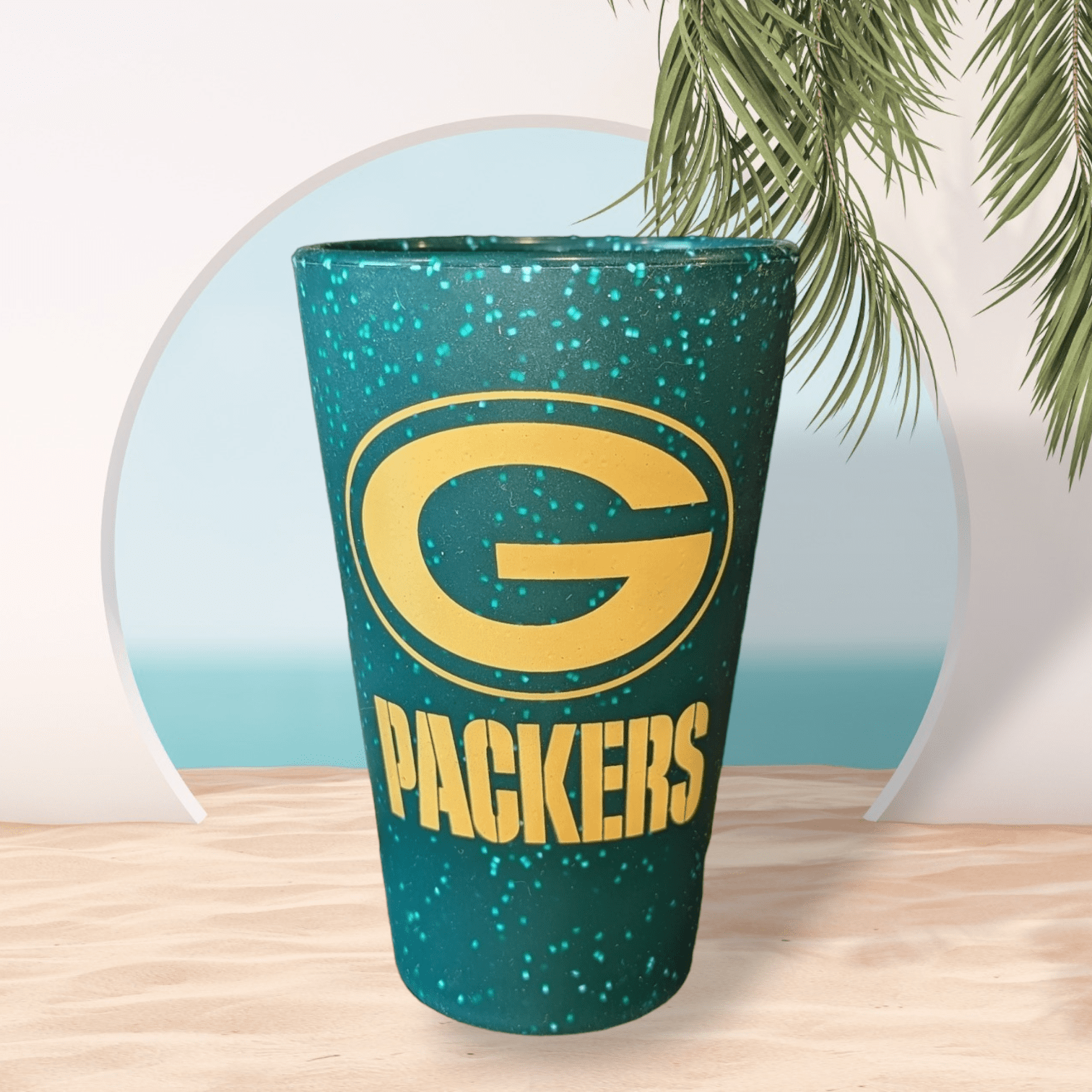 Green Bay Packers Flexible Silicone Pint Glass Beermug - Available at Carrot Stick Sports