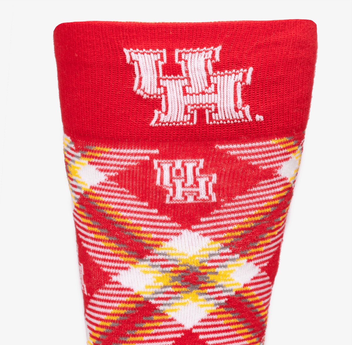 Houston Tartan Socks Socks - Available at Carrot Stick Sports
