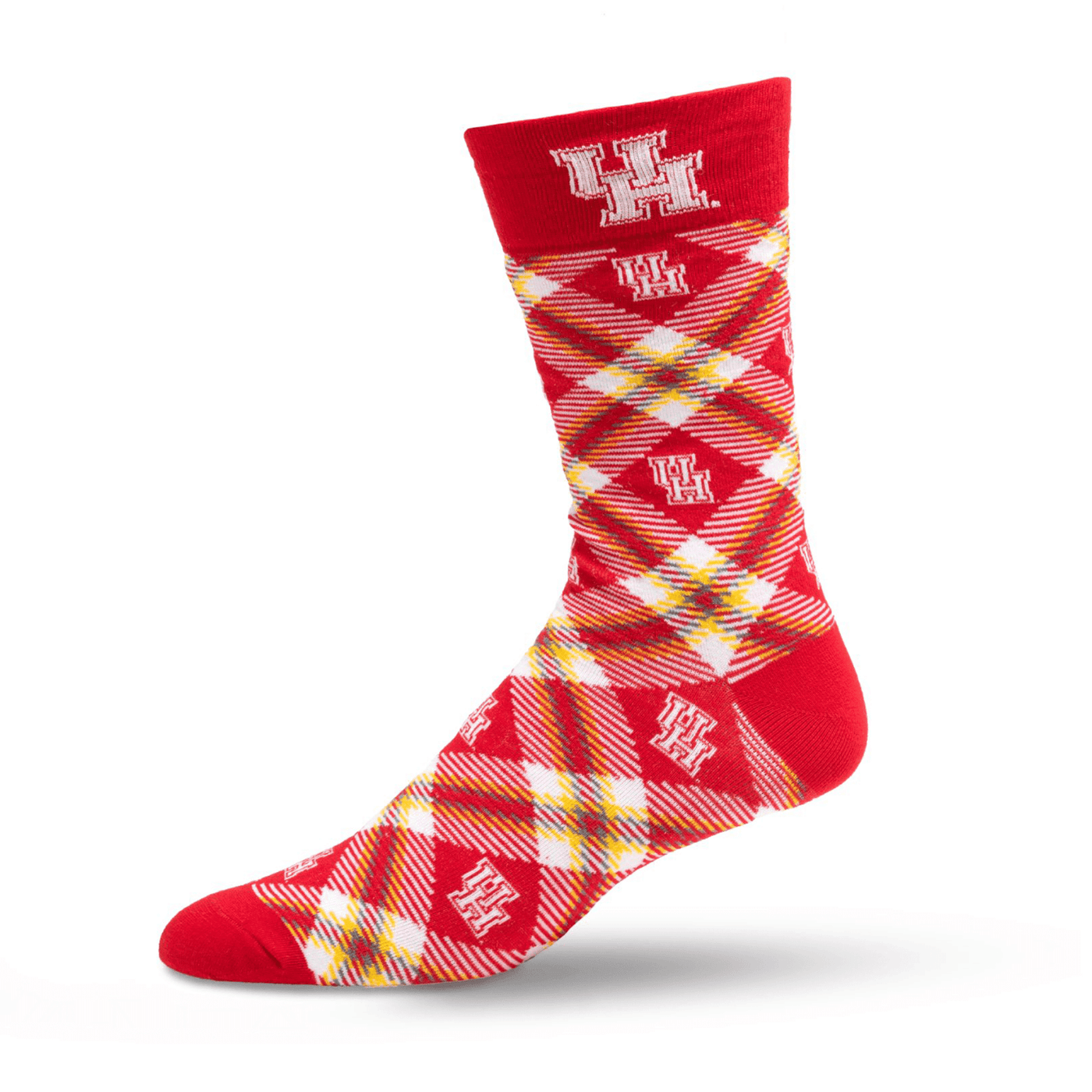 Houston Tartan Socks Socks - Available at Carrot Stick Sports