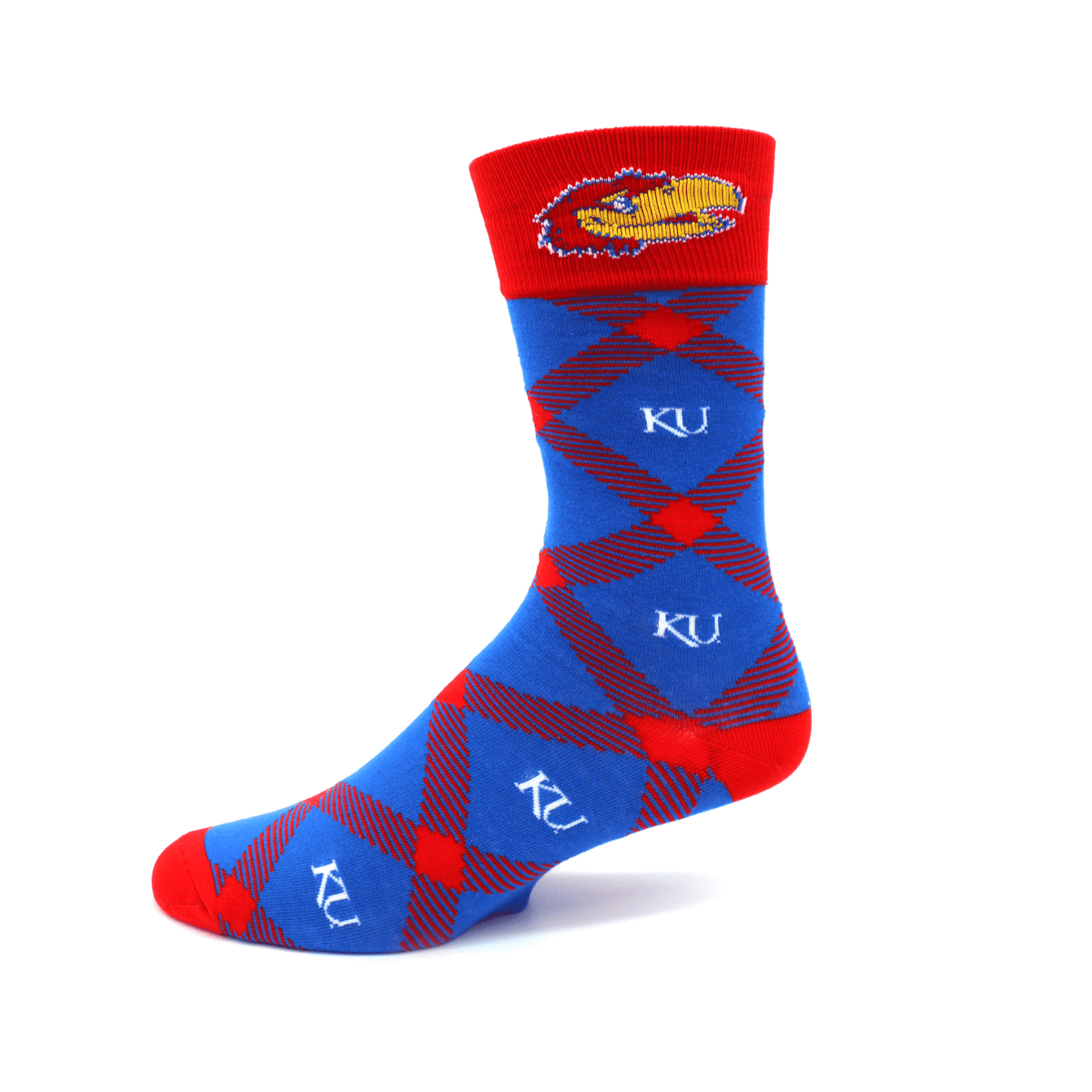 Kansas Tartan Socks Socks - Available at Carrot Stick Sports