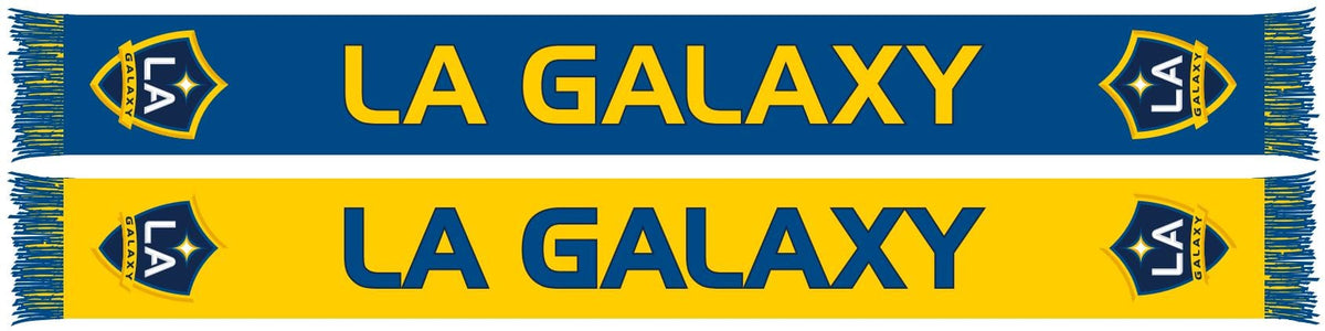 LA Galaxy Two Tone Soccer Scarf Scarf - Available at Carrot Stick Sports