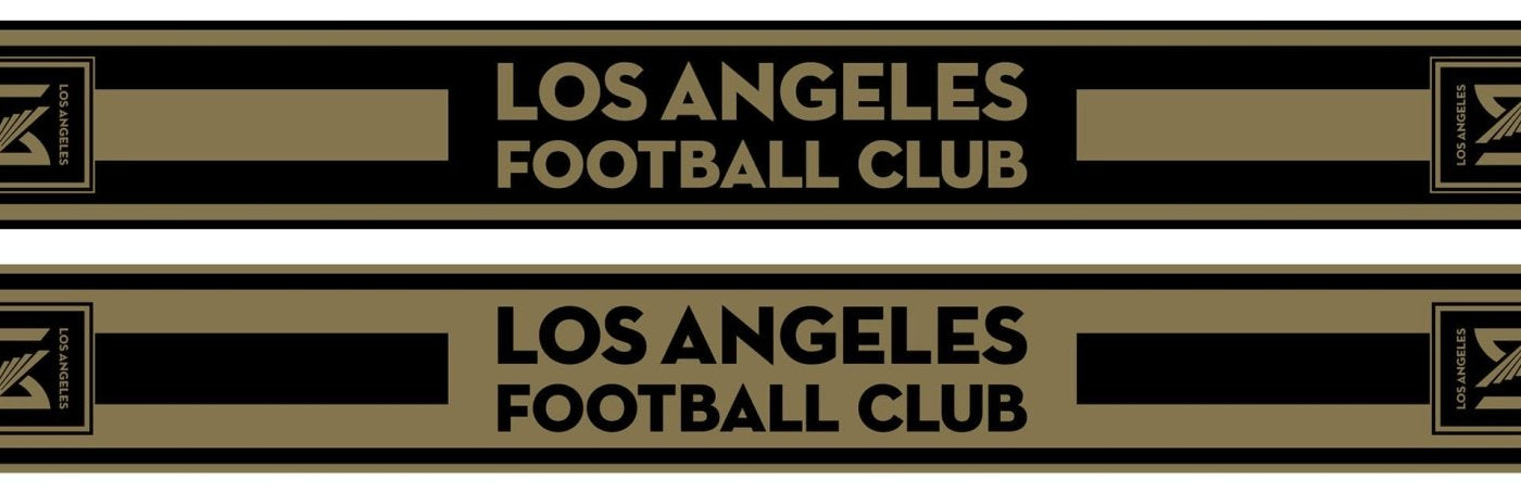 LAFC Inverse Soccer Scarf Scarf - Available at Carrot Stick Sports