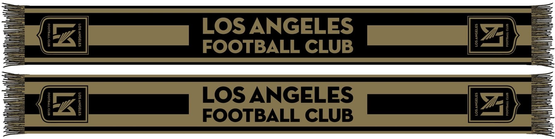 LAFC Inverse Soccer Scarf Scarf - Available at Carrot Stick Sports