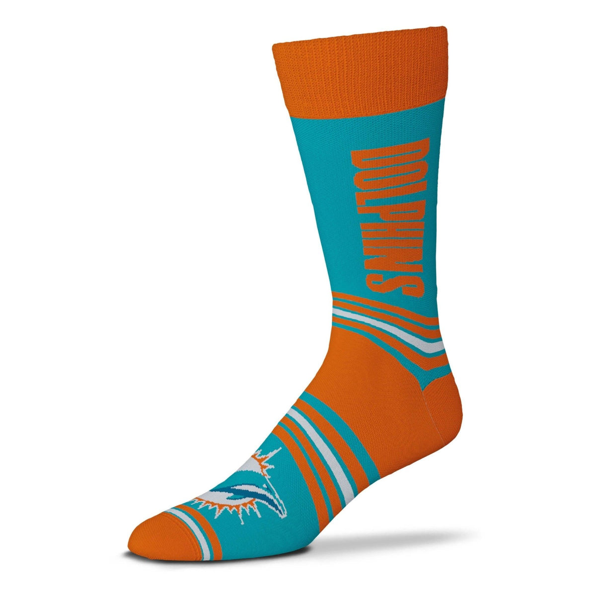 Miami Dolphins Go Team Socks Socks - Available at Carrot Stick Sports
