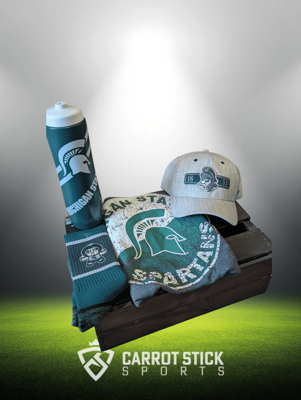 Michigan State Spartans "Green & White Pride Pack" Bundle - Available at Carrot Stick Sports