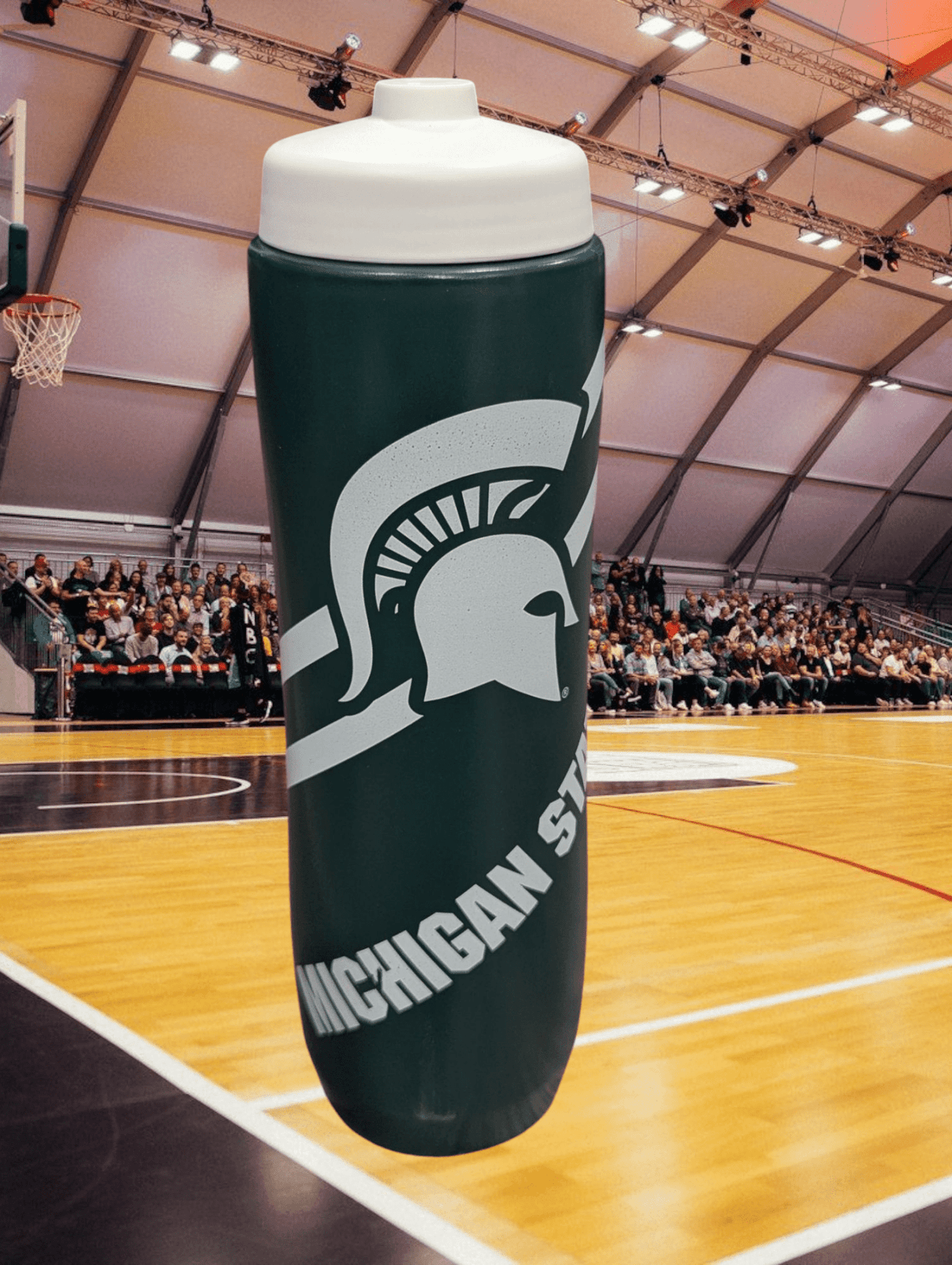 Michigan State Spartans Squeezy Water Bottle Barware - Available at Carrot Stick Sports
