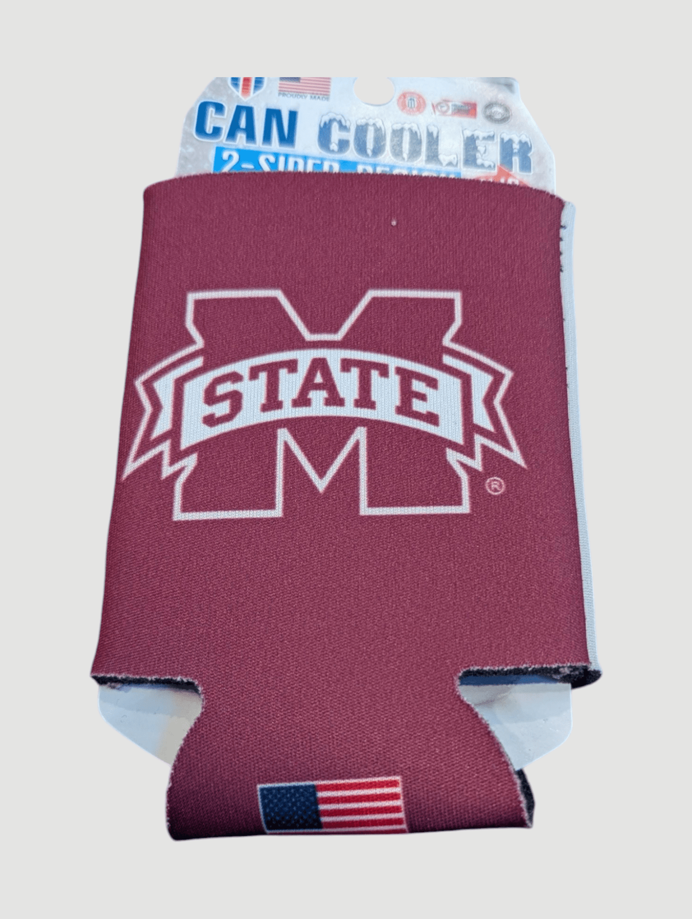 Mississippi State Bulldogs Can Koozie Koozies - Available at Carrot Stick Sports