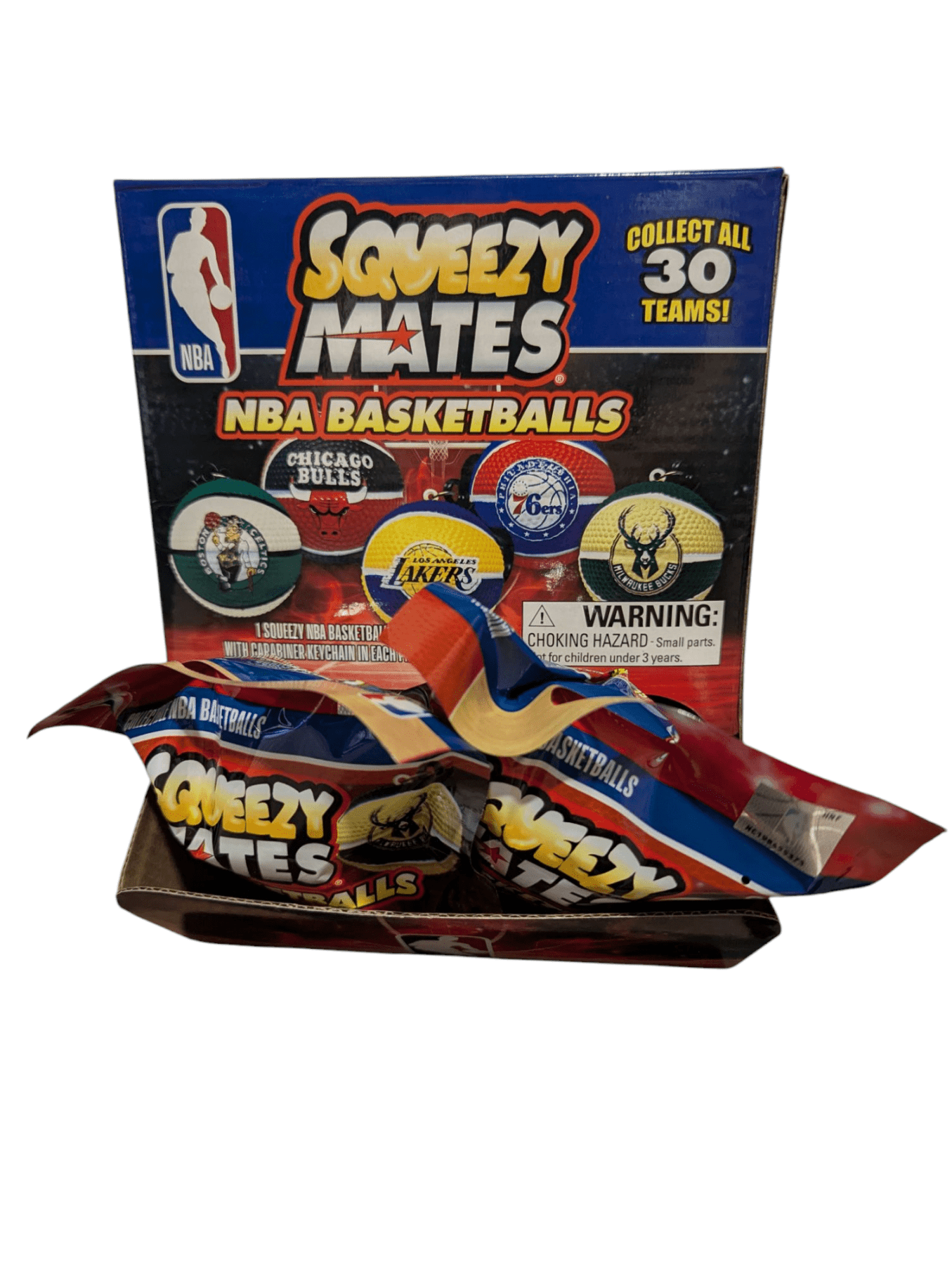 NBA ジャパンゲ―ム 特別グッズセット（非売品） NBA Basketball Squeezy Mates Keychain Collectible Fun