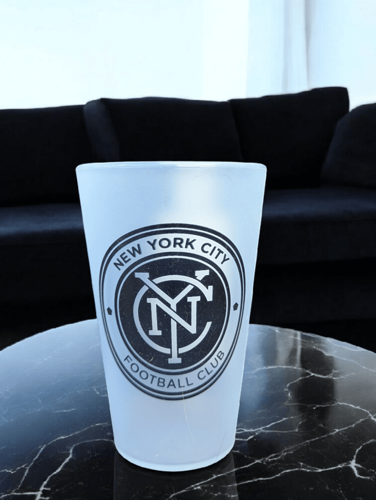 New York City Football Club Silicone Pint Glass Pint Glass - Available at Carrot Stick Sports