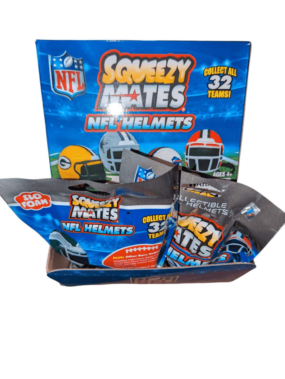 NFL Squeezy Helmet Blind Pack Toys - Available at Carrot Stick Sports