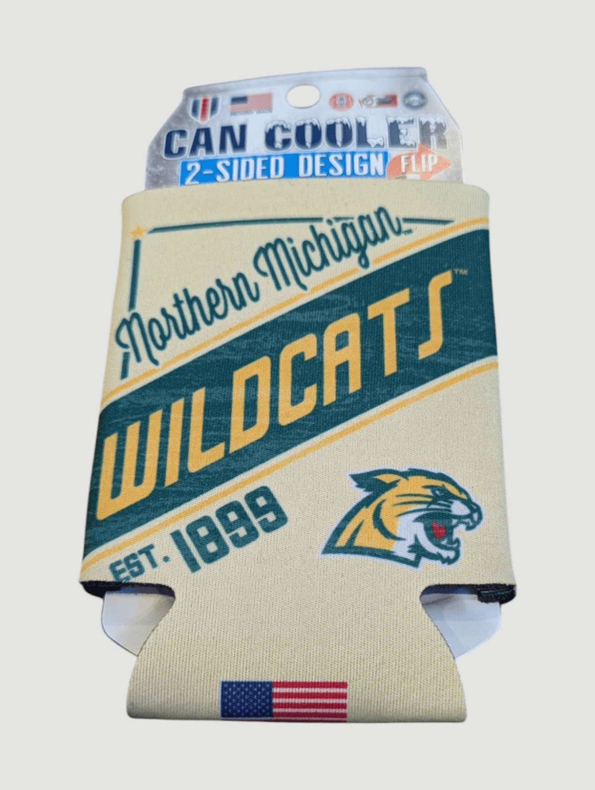 Northern Michigan Wildcats Can Koozie Koozies - Available at Carrot Stick Sports