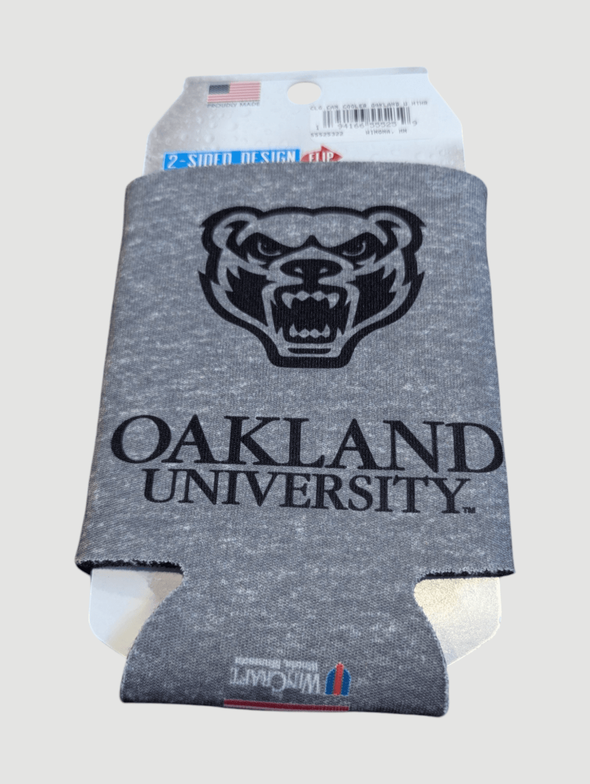 Oakland University Golden Grizzlies Can Koozie Koozies - Available at Carrot Stick Sports