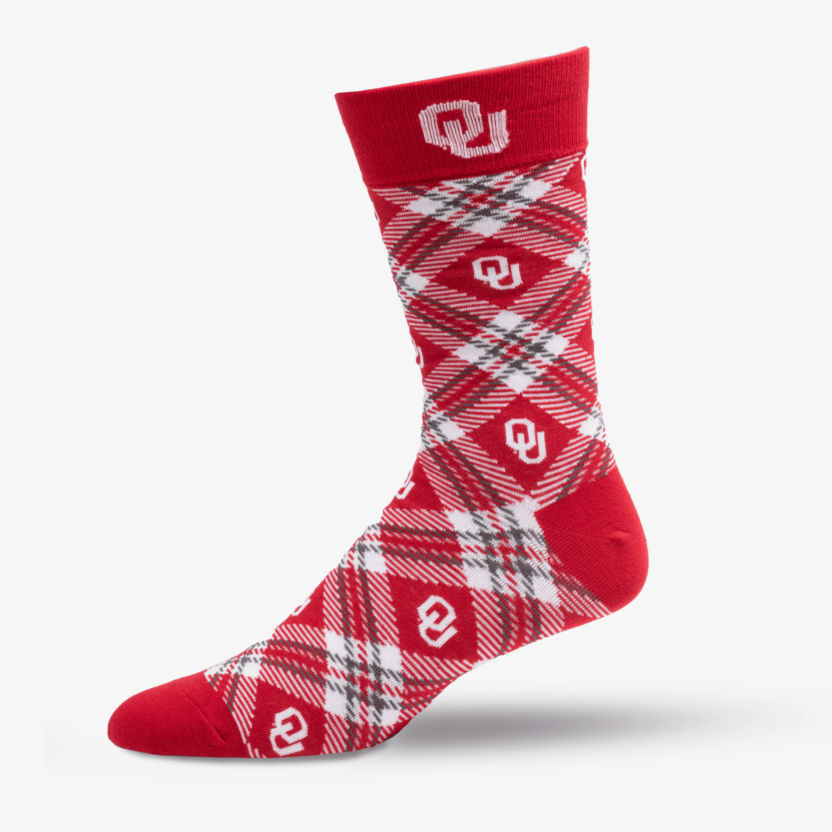 Oklahoma Tartan Socks Socks - Available at Carrot Stick Sports