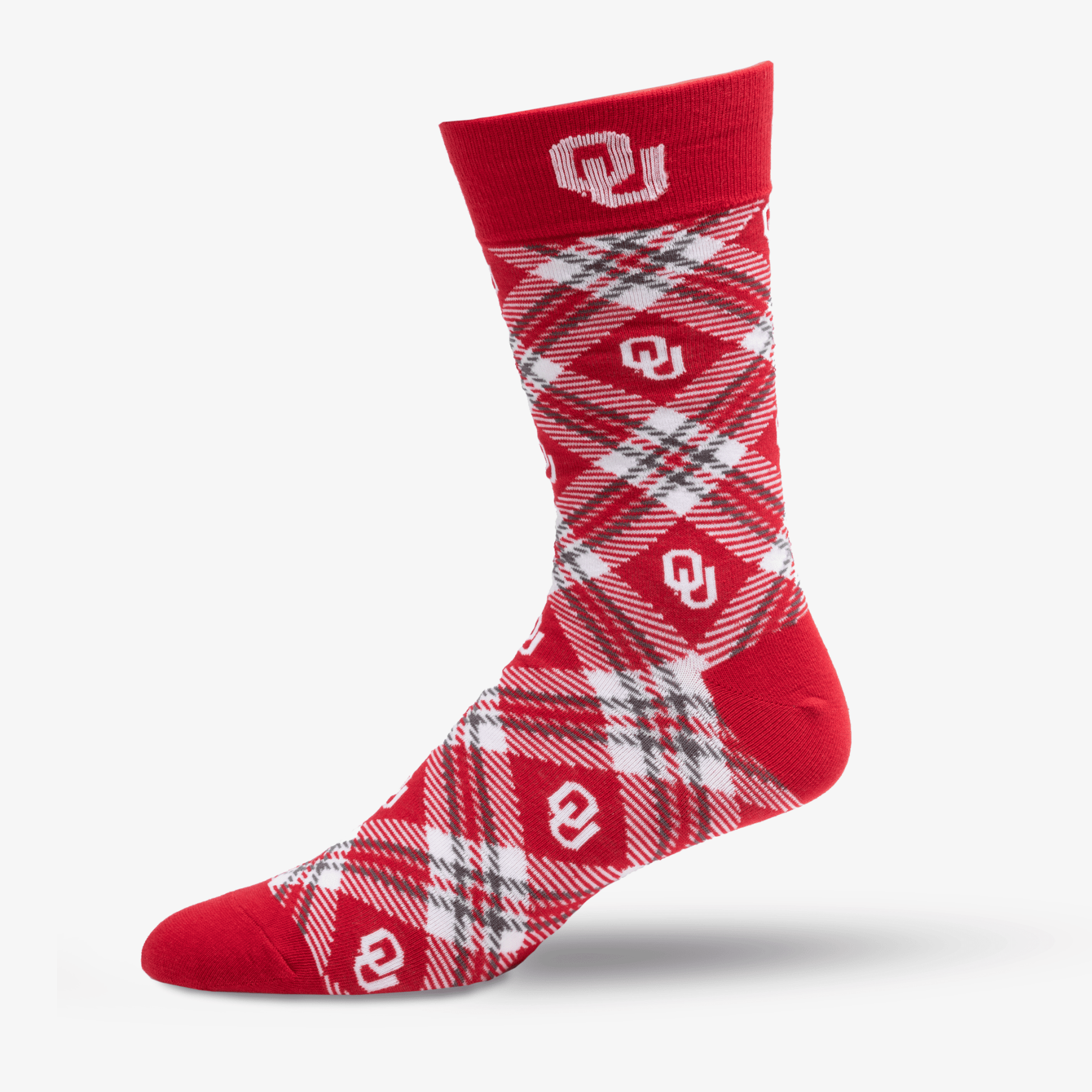 Oklahoma Tartan Socks Socks - Available at Carrot Stick Sports