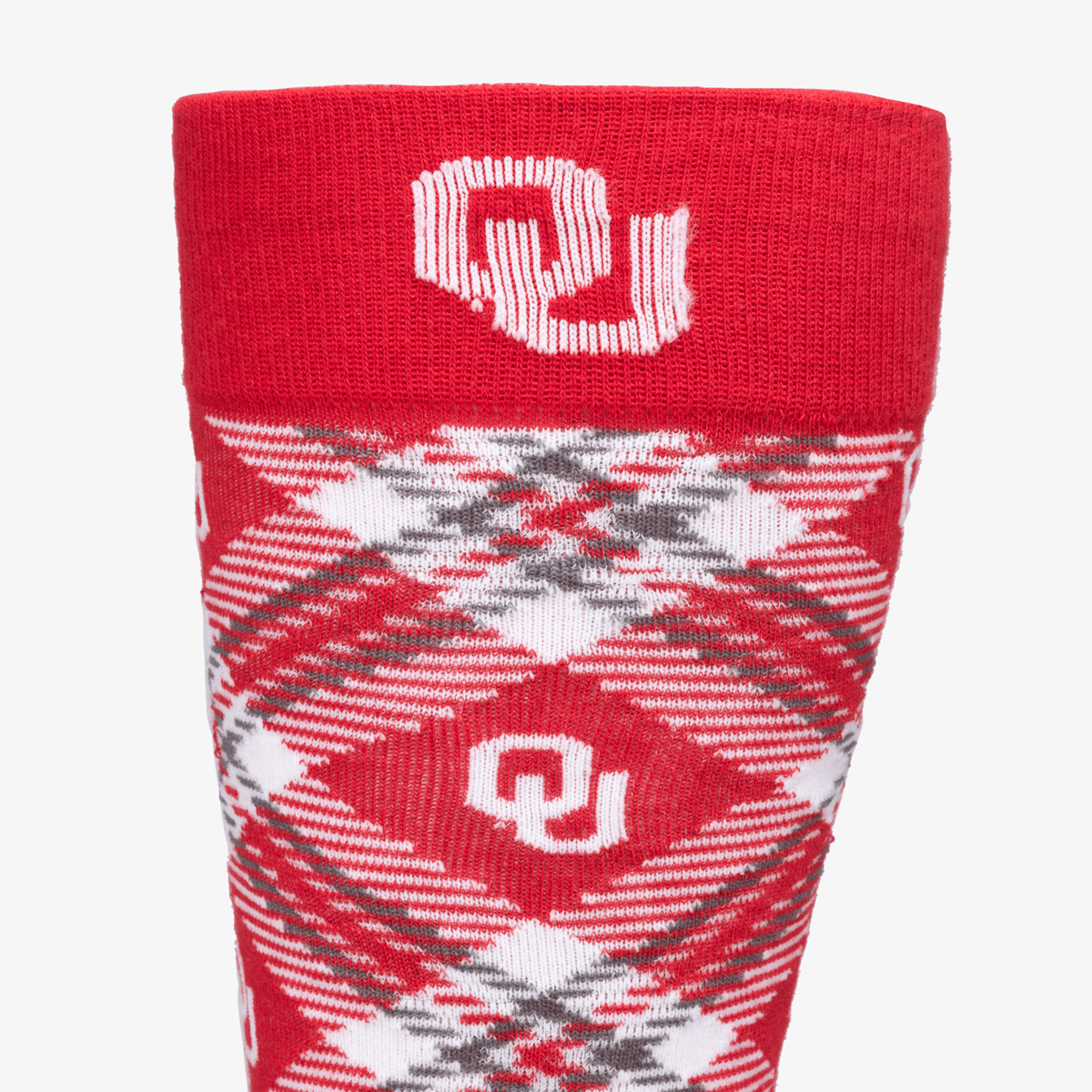 Oklahoma Tartan Socks Socks - Available at Carrot Stick Sports