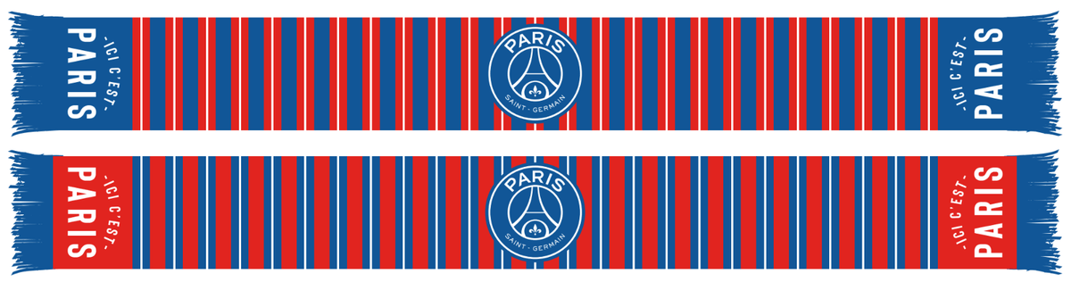 Paris Saint - Germain Ici Cest Soccer Scarf Scarf - Available at Carrot Stick Sports