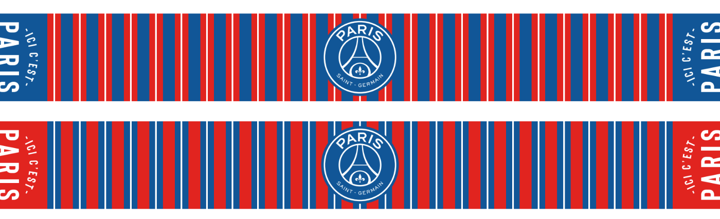 Paris Saint - Germain Ici Cest Soccer Scarf Scarf - Available at Carrot Stick Sports
