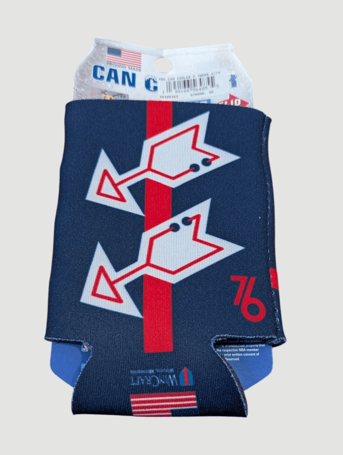 Philadelphia 76ers Can Koozie - Available at Carrot Stick Sports