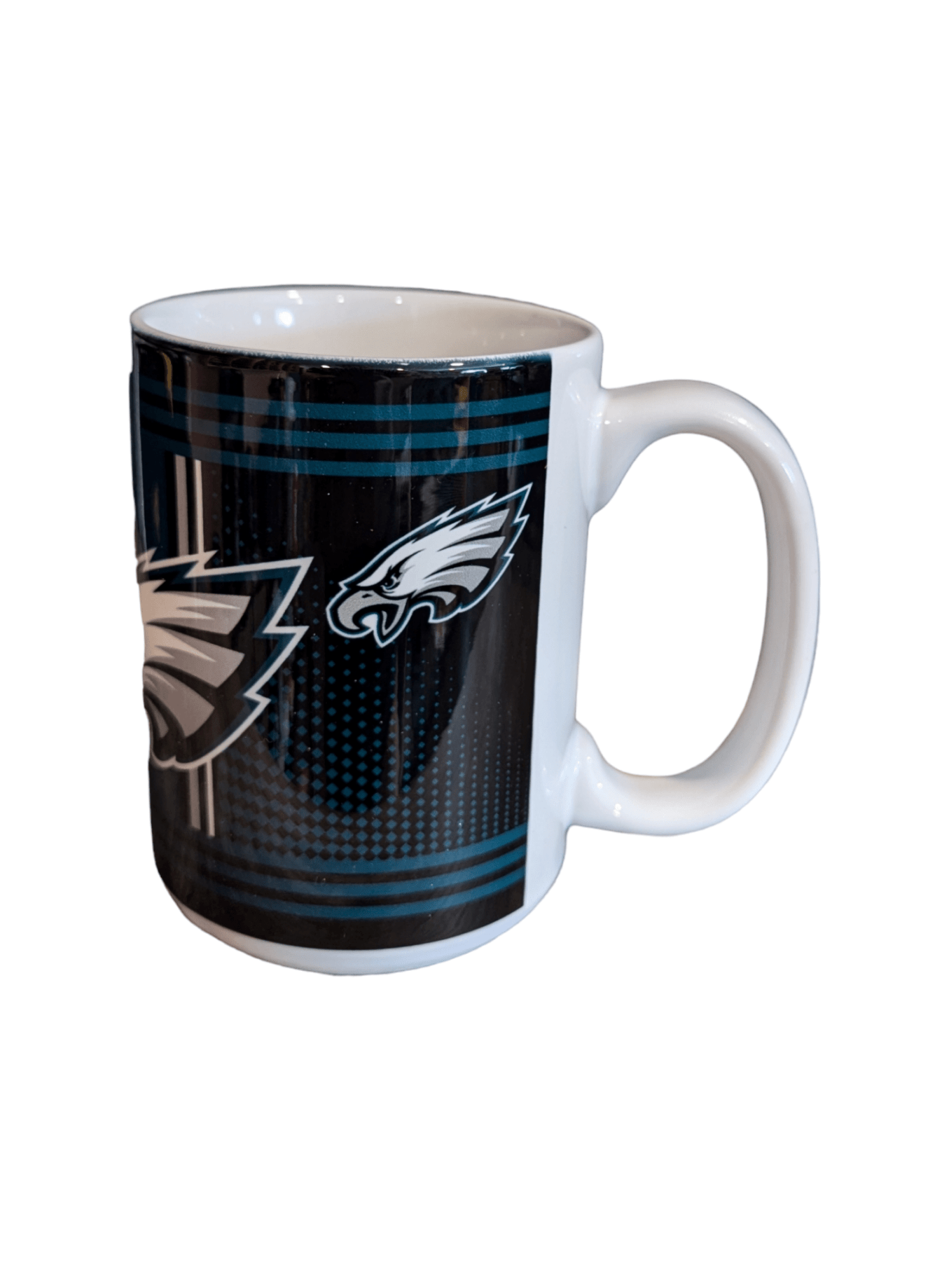Philadelphia Eagles Ceramic Coffee Cup - 15 oz Mug Barware - Available at Carrot Stick Sports