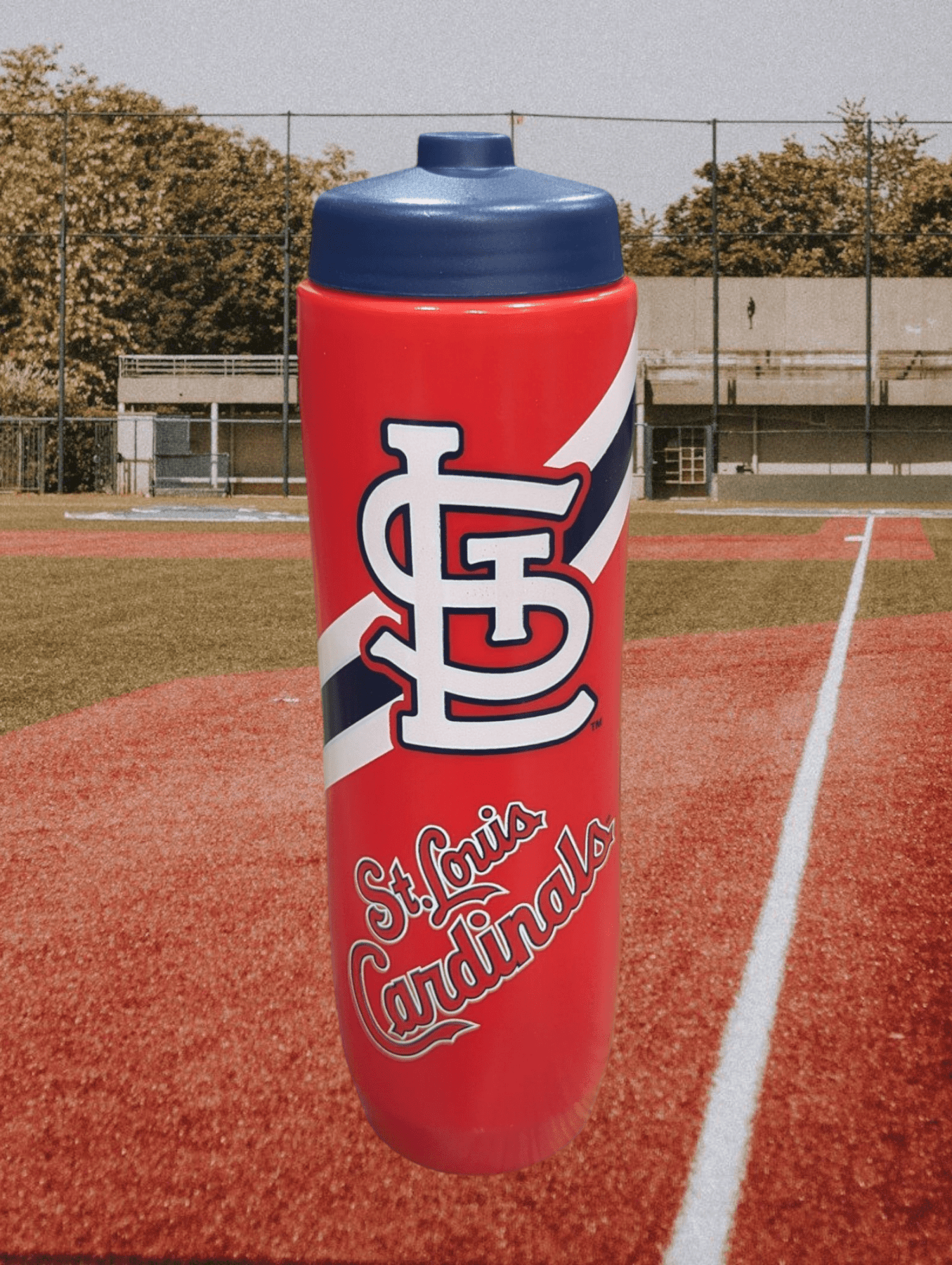St Louis Cardinals Squeezy Water Bottle Barware - Available at Carrot Stick Sports
