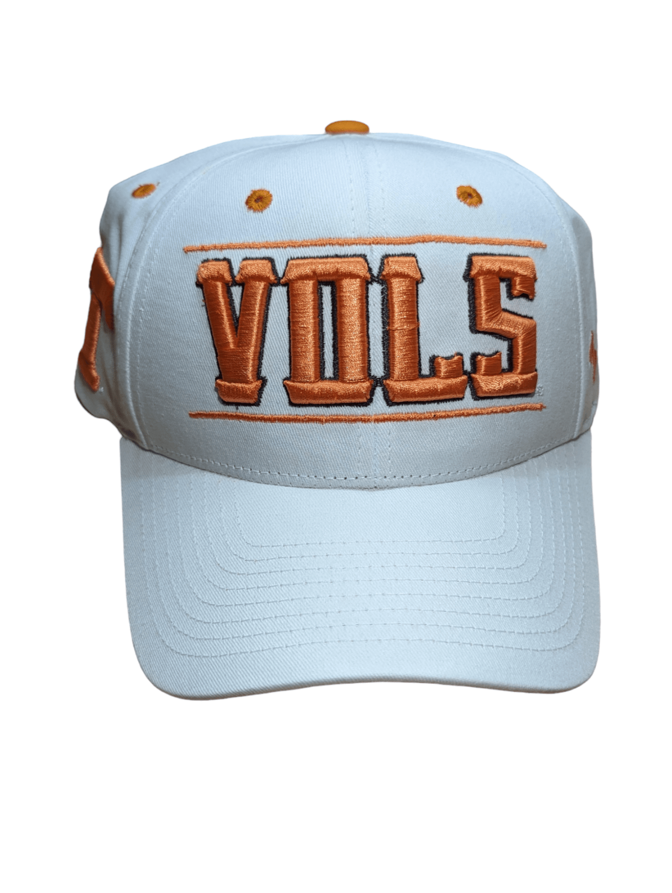 Tennessee Volunteers White Citadel Hat with Orange Vols Lettering Hat - Available at Carrot Stick Sports