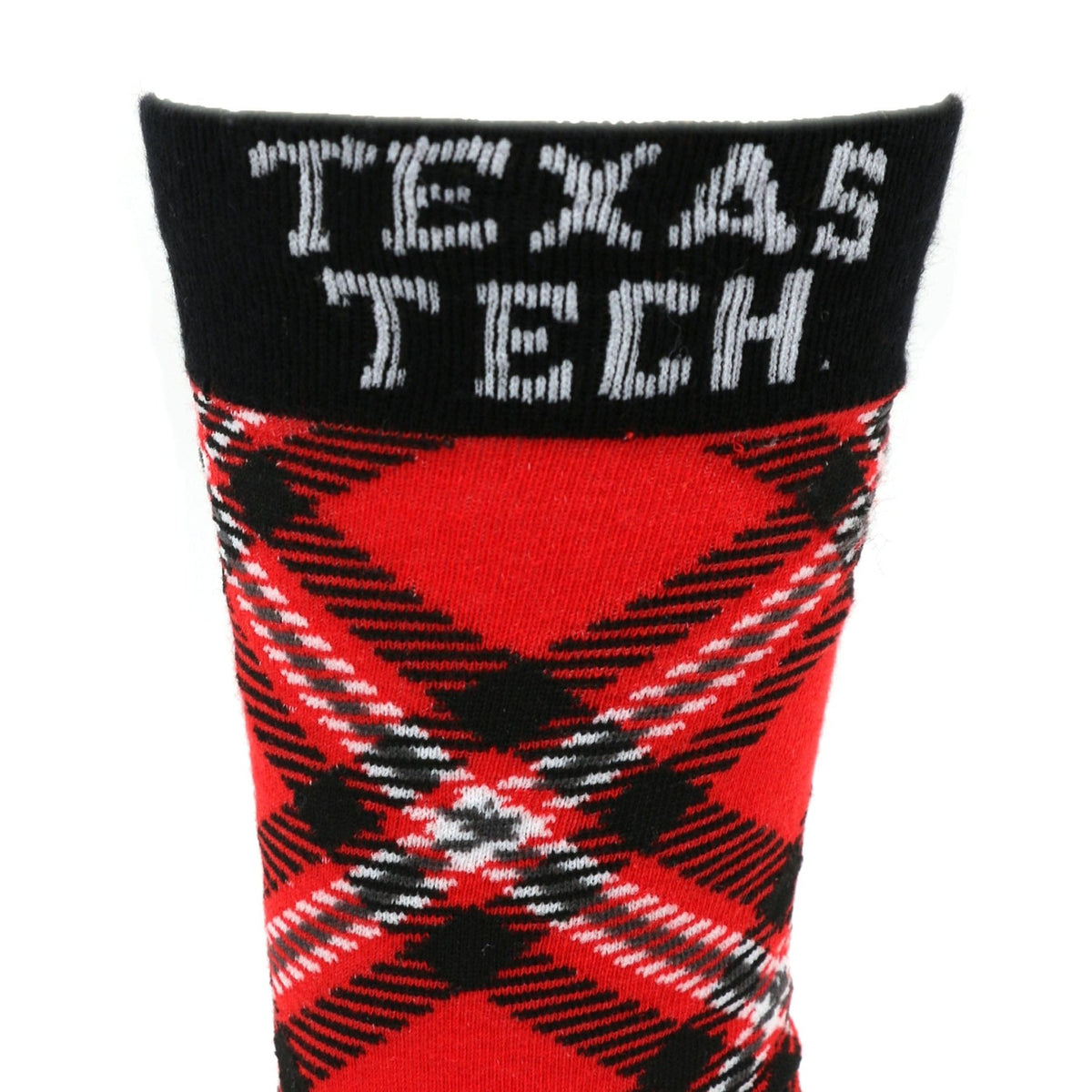 Texas Tech Tartan Socks Socks - Available at Carrot Stick Sports