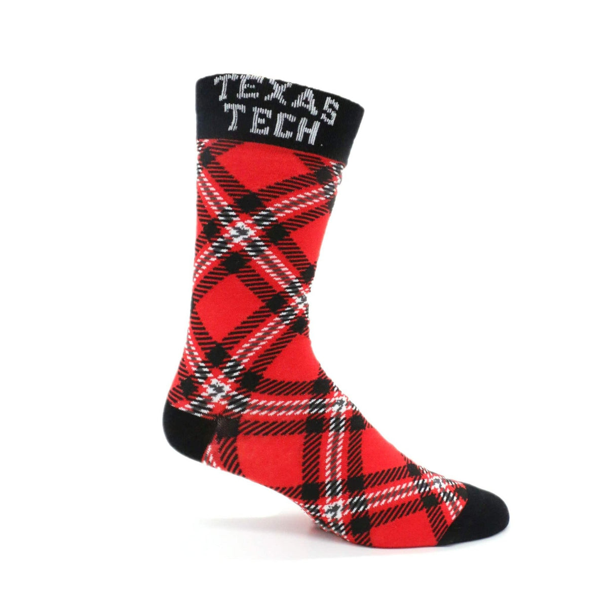 Texas Tech Tartan Socks Socks - Available at Carrot Stick Sports