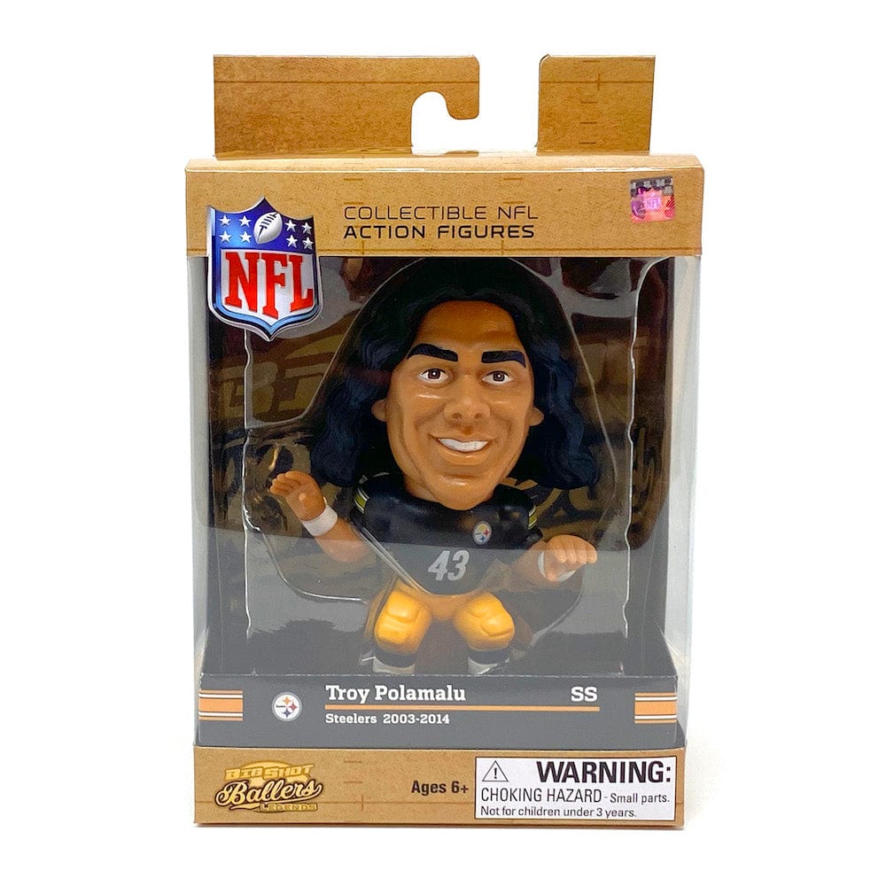 Troy Polamalu Legends Big Shot Baller Collectible - Available at Carrot Stick Sports