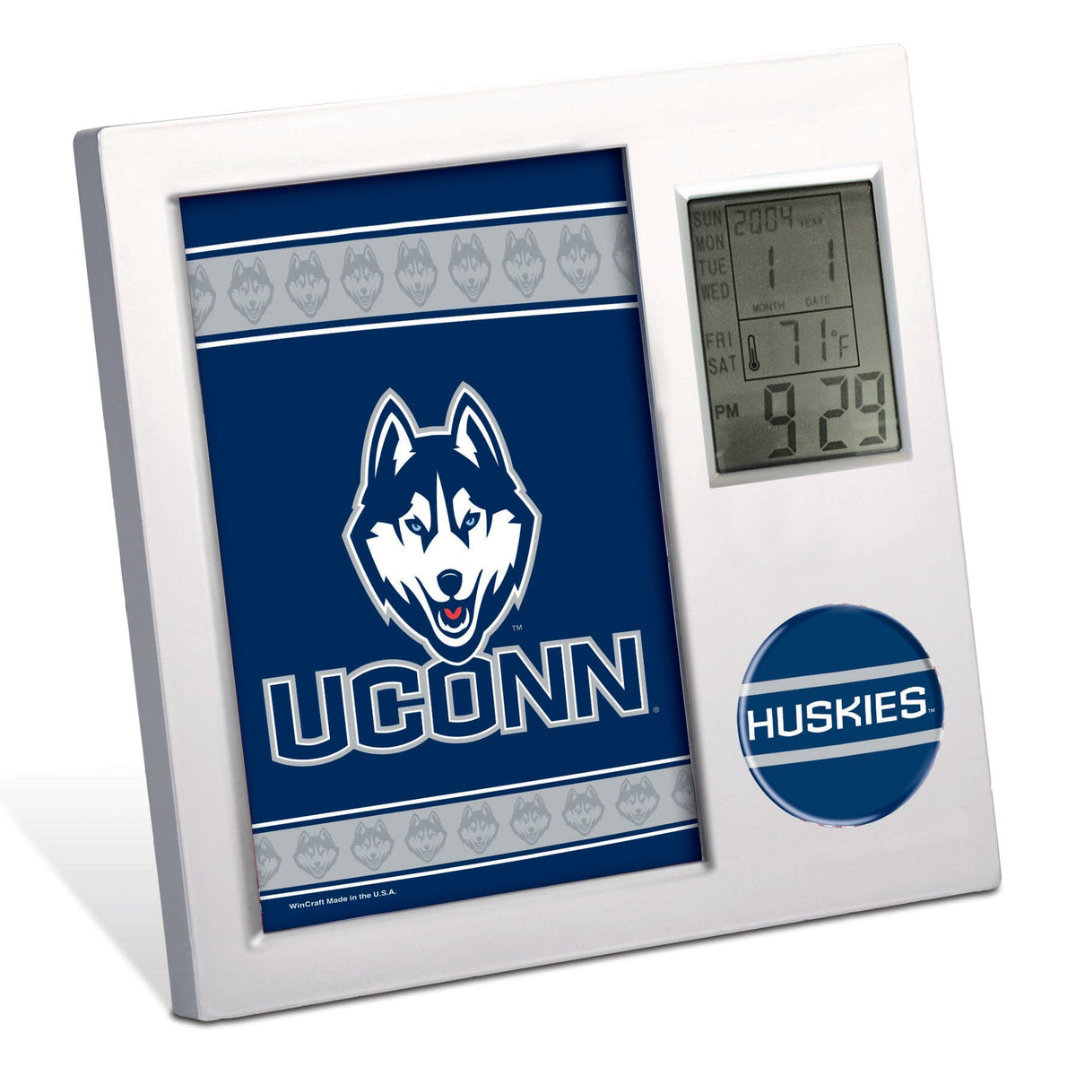 UConn Huskies Desk Clock Clock - Available at Carrot Stick Sports