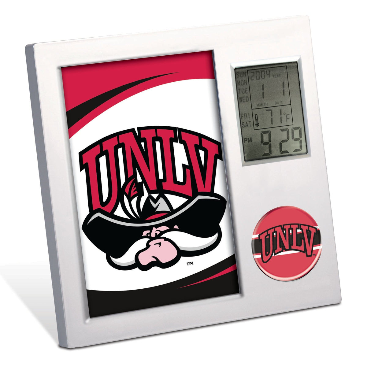 UNLV Running Rebels Desk Clock Clock - Available at Carrot Stick Sports