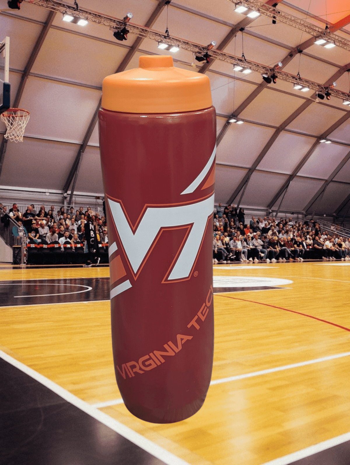 Virginia Tech Hokies Squeezy Water Bottle Barware - Available at Carrot Stick Sports