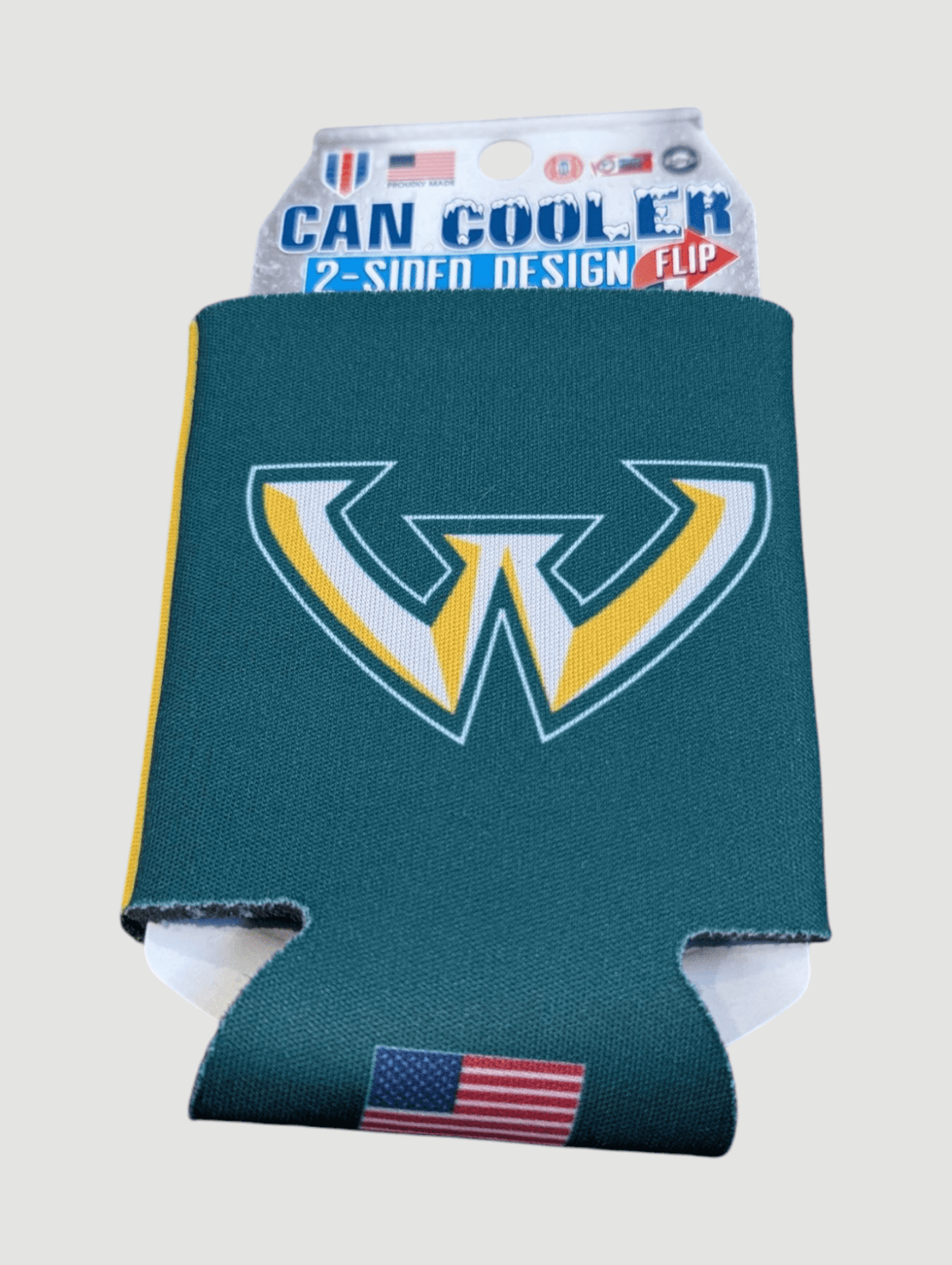 Wayne State Warriors Can Koozie Koozies - Available at Carrot Stick Sports