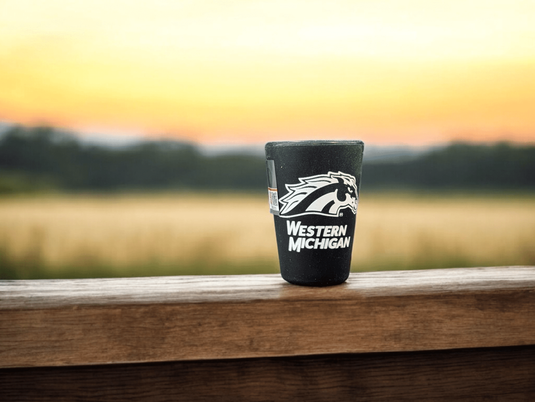 Western Michigan Broncos Silicone Shot Glass Shot Glass - Available at Carrot Stick Sports