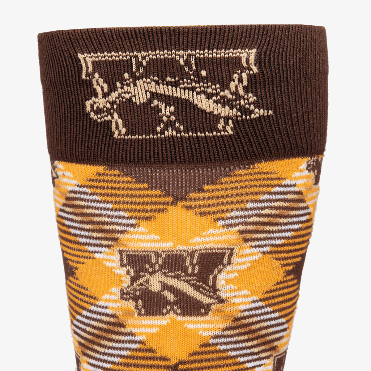Western Michigan Tartan Socks Socks - Available at Carrot Stick Sports