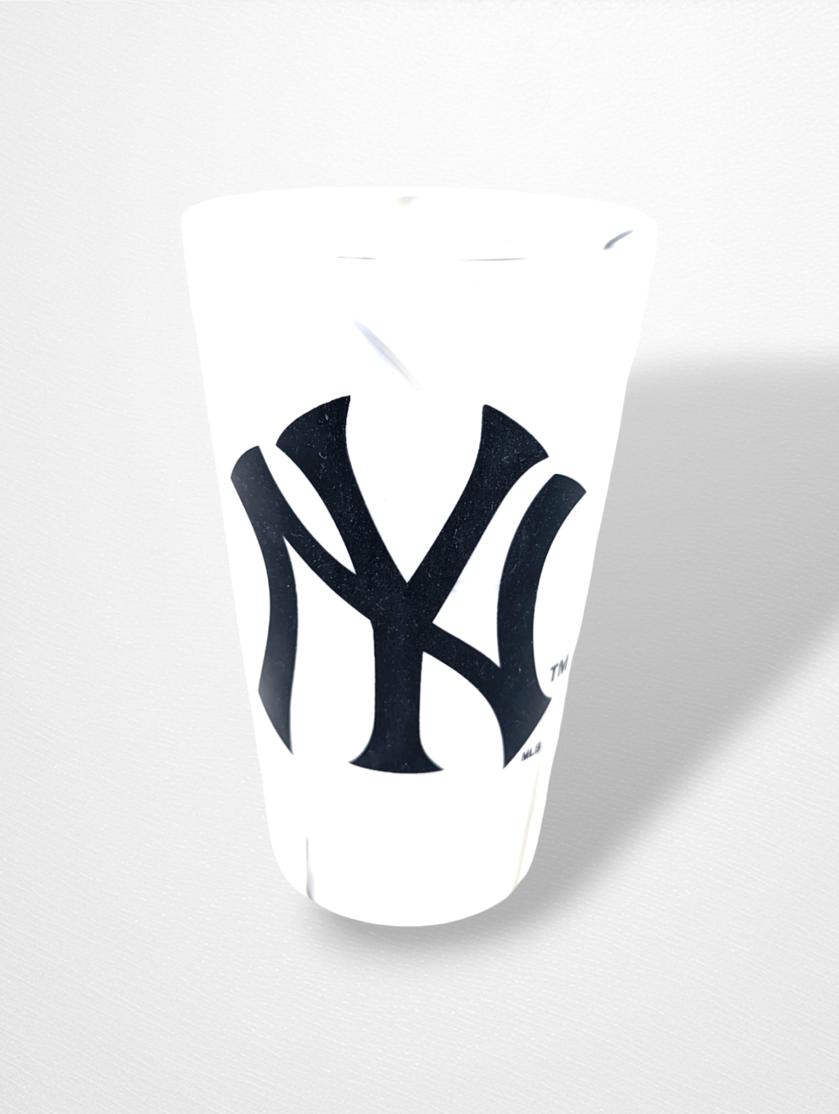 Yankees Logo Silicone Pint Glass for Outdoor Fans Beermug - Available at Carrot Stick Sports